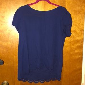 Navy blouse